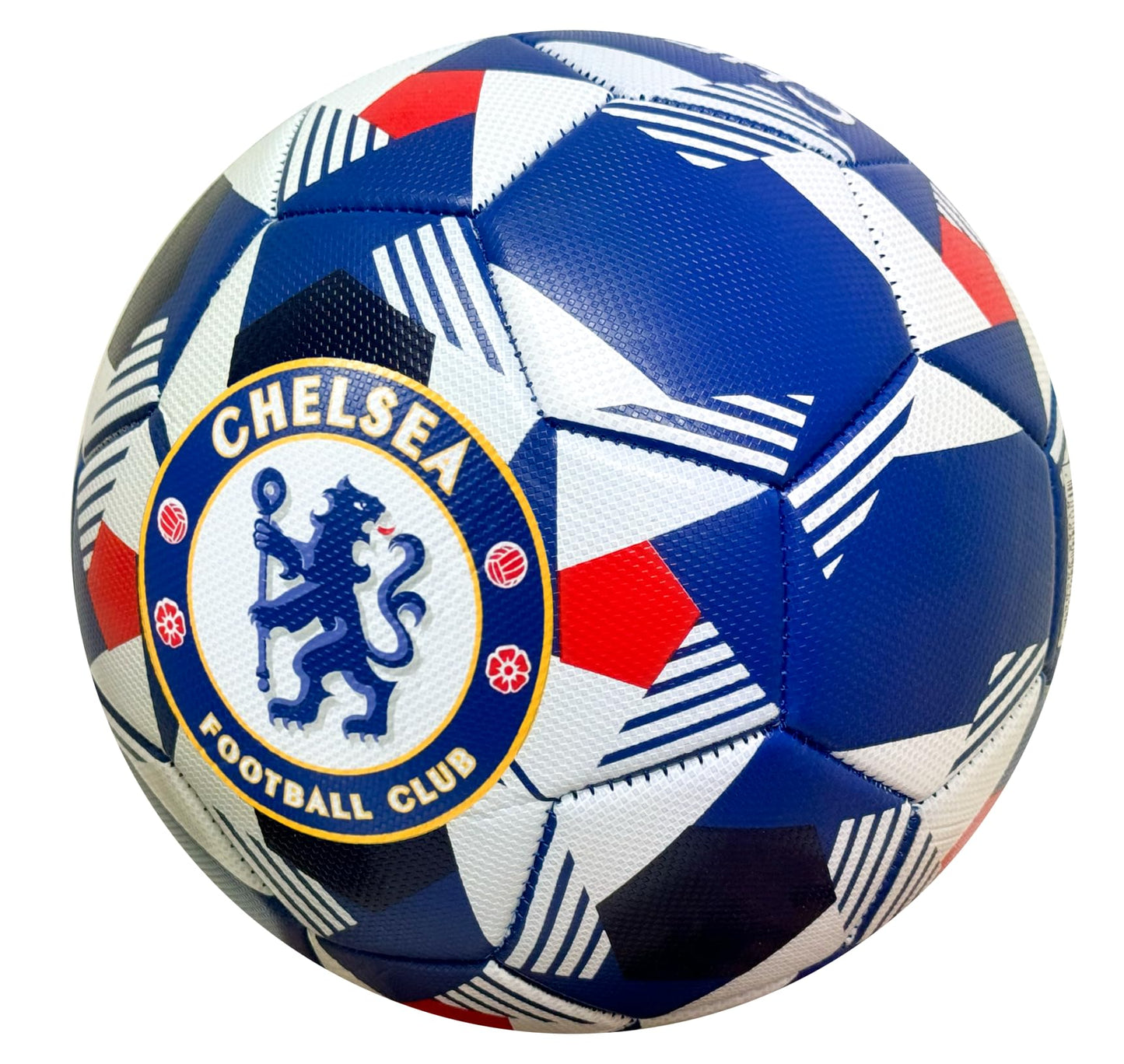 Icon Sports Chelsea FC Soccer Ball, for All Ages - Size 2,4 and 5, Licensed Chelsea Blue Ball (#4)
