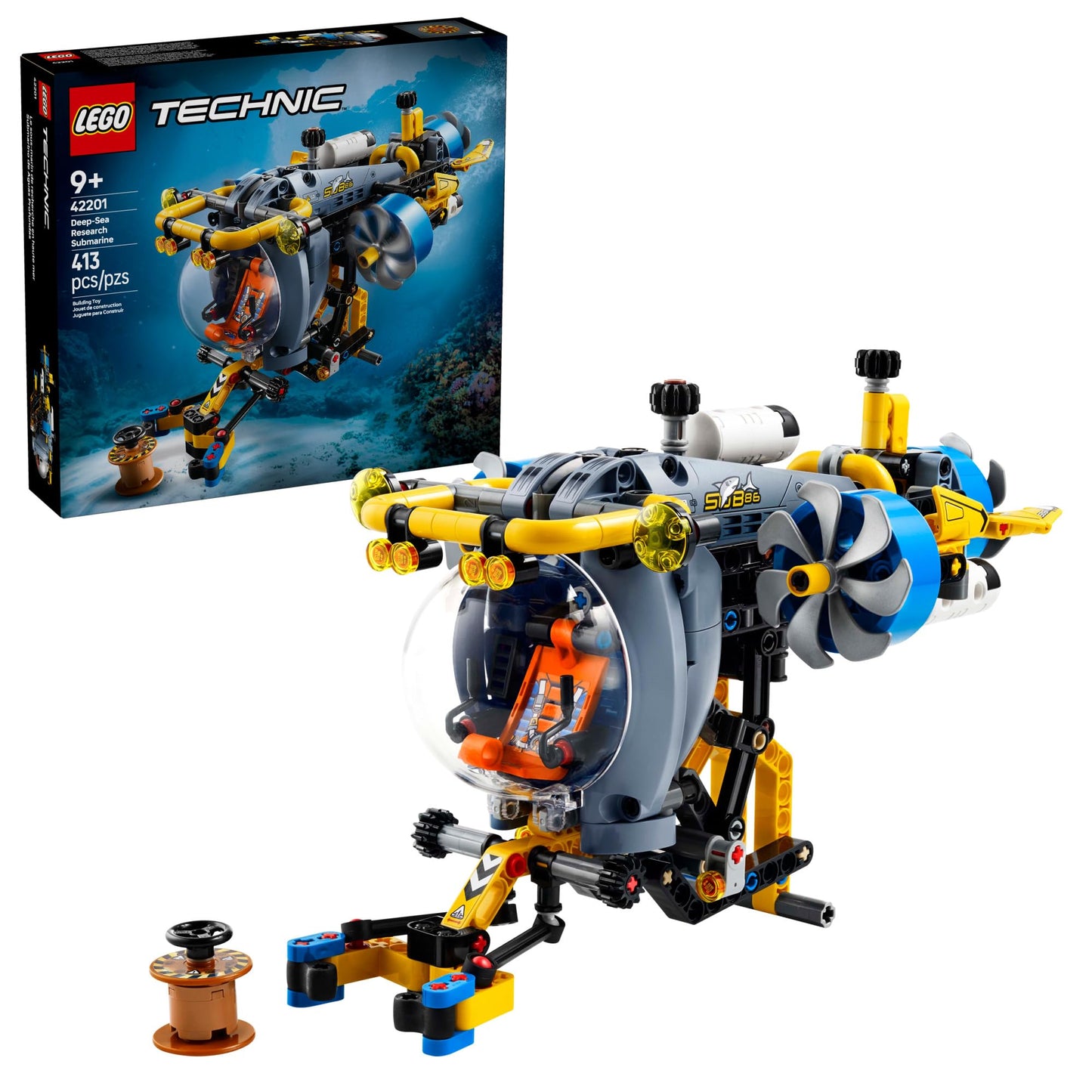 LEGO Technic Deep-Sea Research Submarine Toy - Building Toy for Kids, Boys and Girls, Ages 9+ - Creative and Unique Gift Idea for Birthdays - Movable…