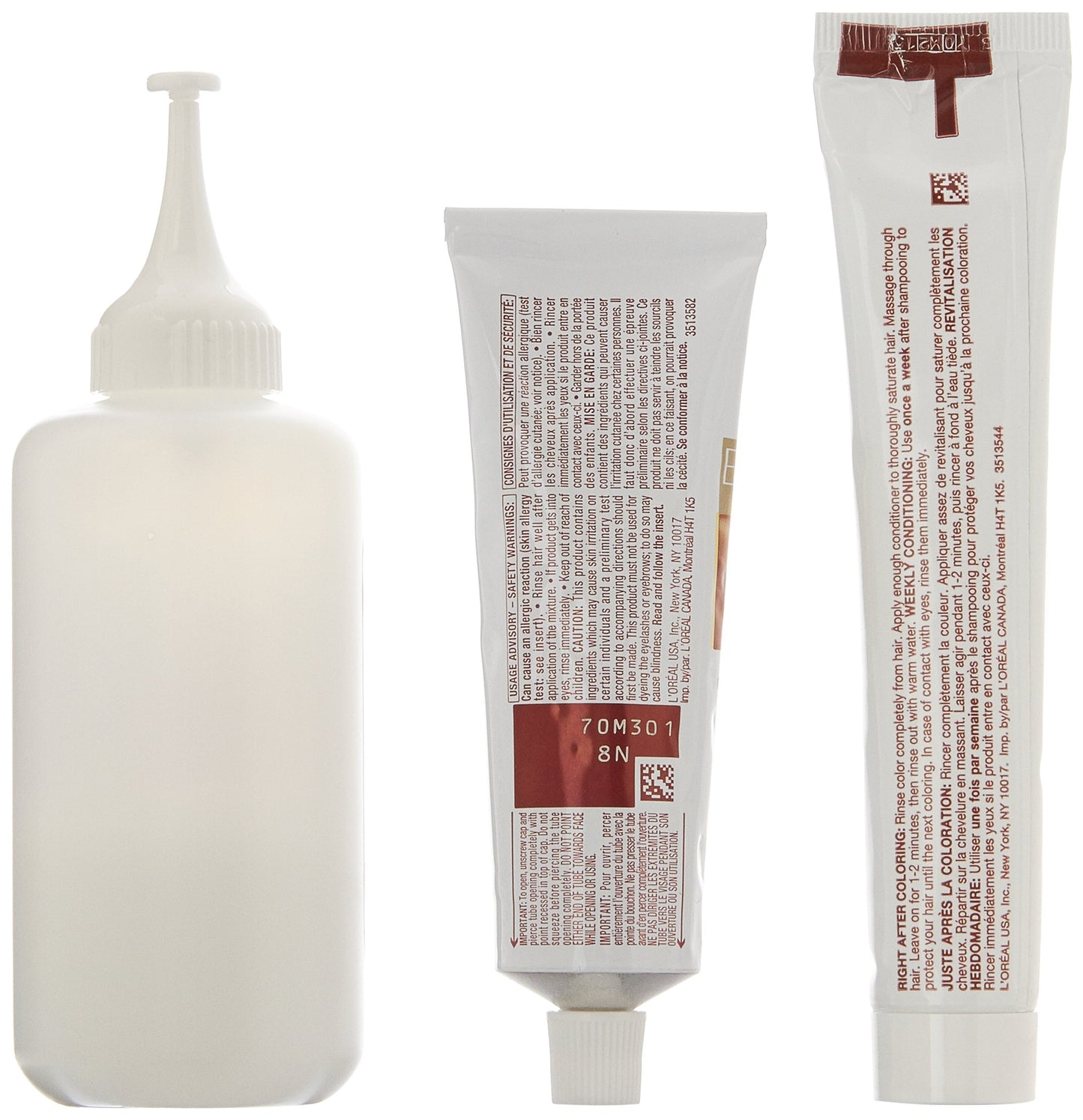 L'Oreal Paris Excellence Age Perfect Layered Tone Flattering Color, 8N Medium Natural Blonde Set (Packaging May Vary)