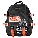Bioworld Dragon Ball Z Anime King Kai and Hermit Turtle Kanji Travel Backpack With Padded Tech Pocket For Women For Men