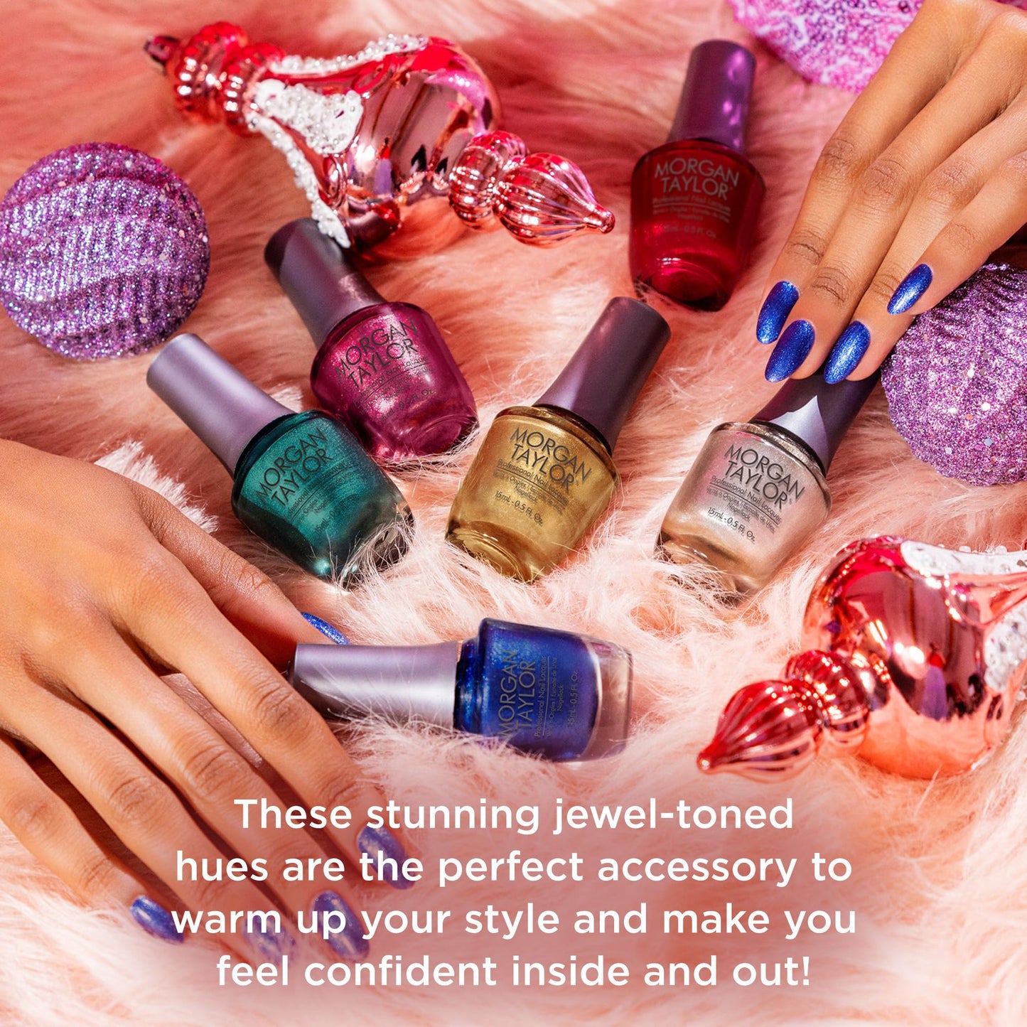 Morgan Taylor Holiday Winter Collection A Fuzzy Feeling - Professional Lacquer, Vibrant, Chip-Resistant, Fast-Drying, Long-Lasting, High-Shine Beauty & Personal Care Morgan Taylor