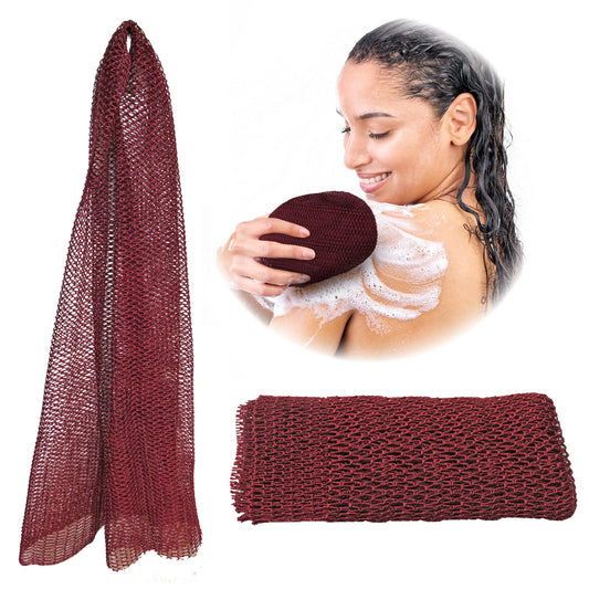 Adeton African Net Sponge, Authentic, Real, Black Owned, Exfoliating Bath Wash Cloth, Net Sponge, Body Exfoliator, Sapo, Shower Bath Accessories, Back