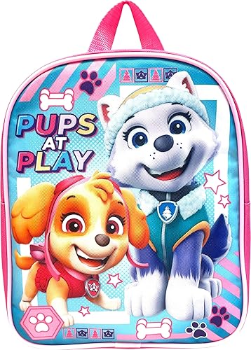 Ruz Nickelodeon Kids Licensed 10"" Mini Backpack (Paw Patrol Girls - 2), Small