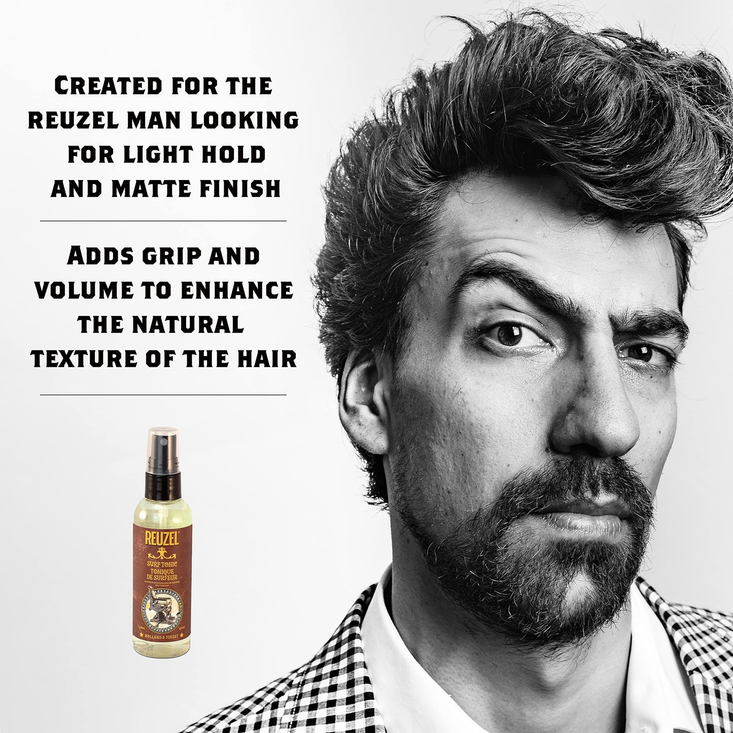 Reuzel Surf Tonic Spray, Adds Grip and Volume, 3.38 oz