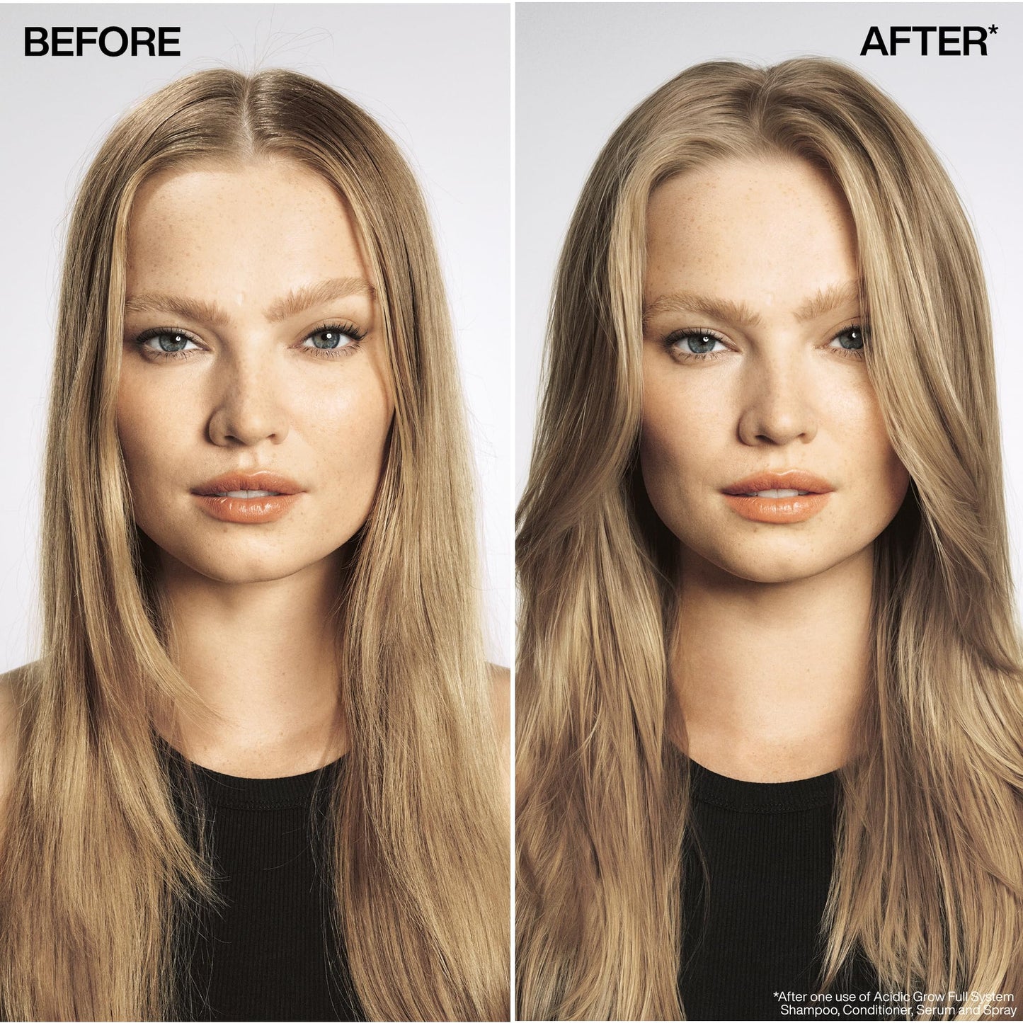 Redken Acidic Grow Full System Densifying Shampoo - Lightweight Shampoo for Fuller, Thicker-Looking Hair, Gentle Cleansing & Scalp Moisturizing