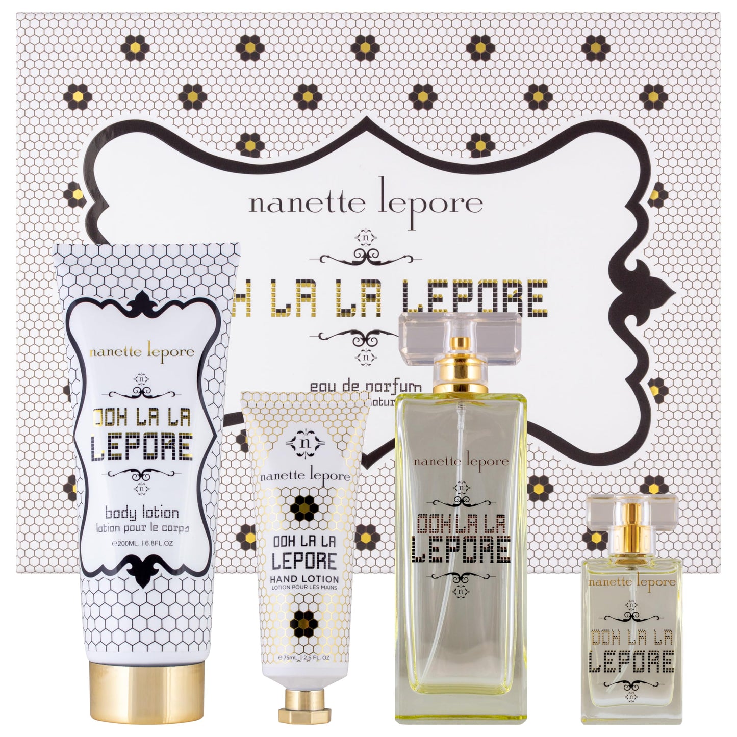Ooh La La Lepore Eau de Parfum 4 Piece Gift Set for Her, 3.4 fl. oz., by Nanette Lepore