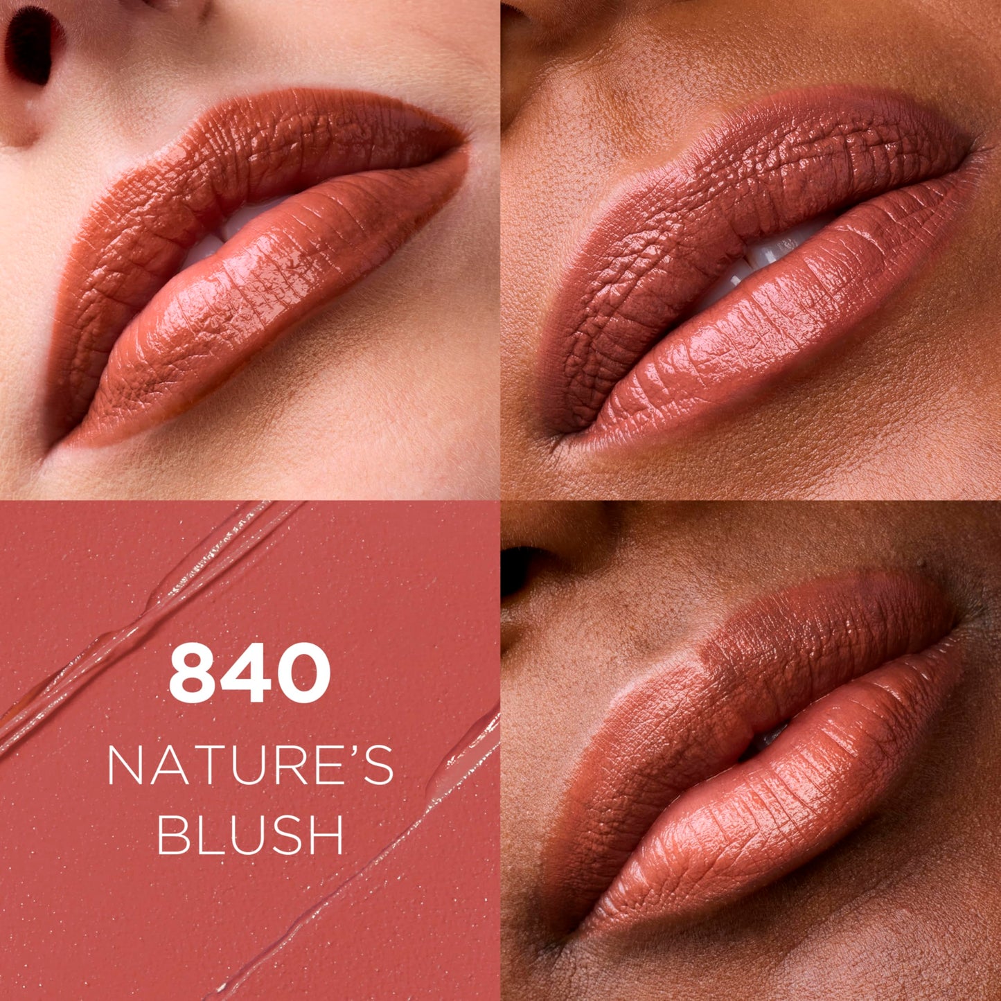 L'Oreal Paris Makeup Colour Riche Original Creamy, Hydrating Satin Lipstick, 840 Nature's Blush, 1 Count