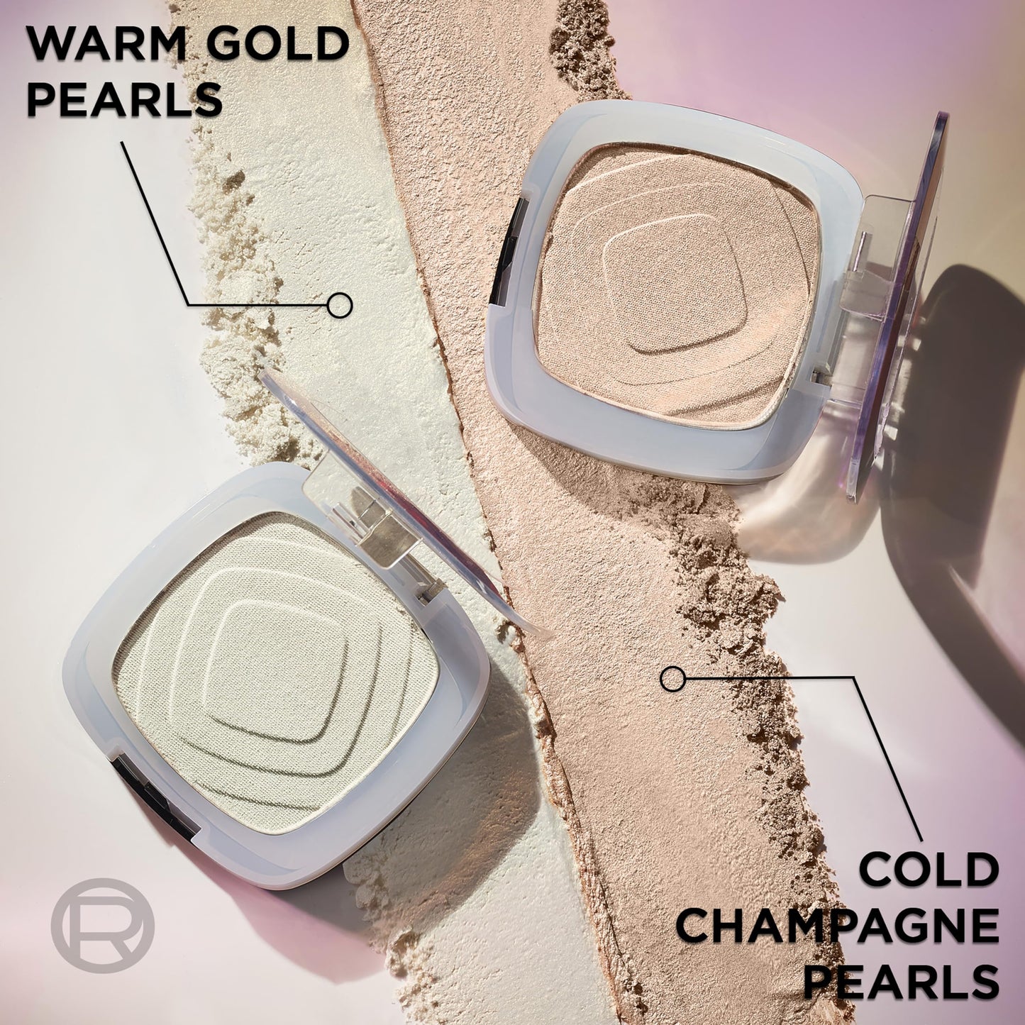 L'Oreal Paris Infallible Up to 24HR Highlighter, Longwear Powder Highlighter For All Day Glow, Icy Gold, 0.31 Oz