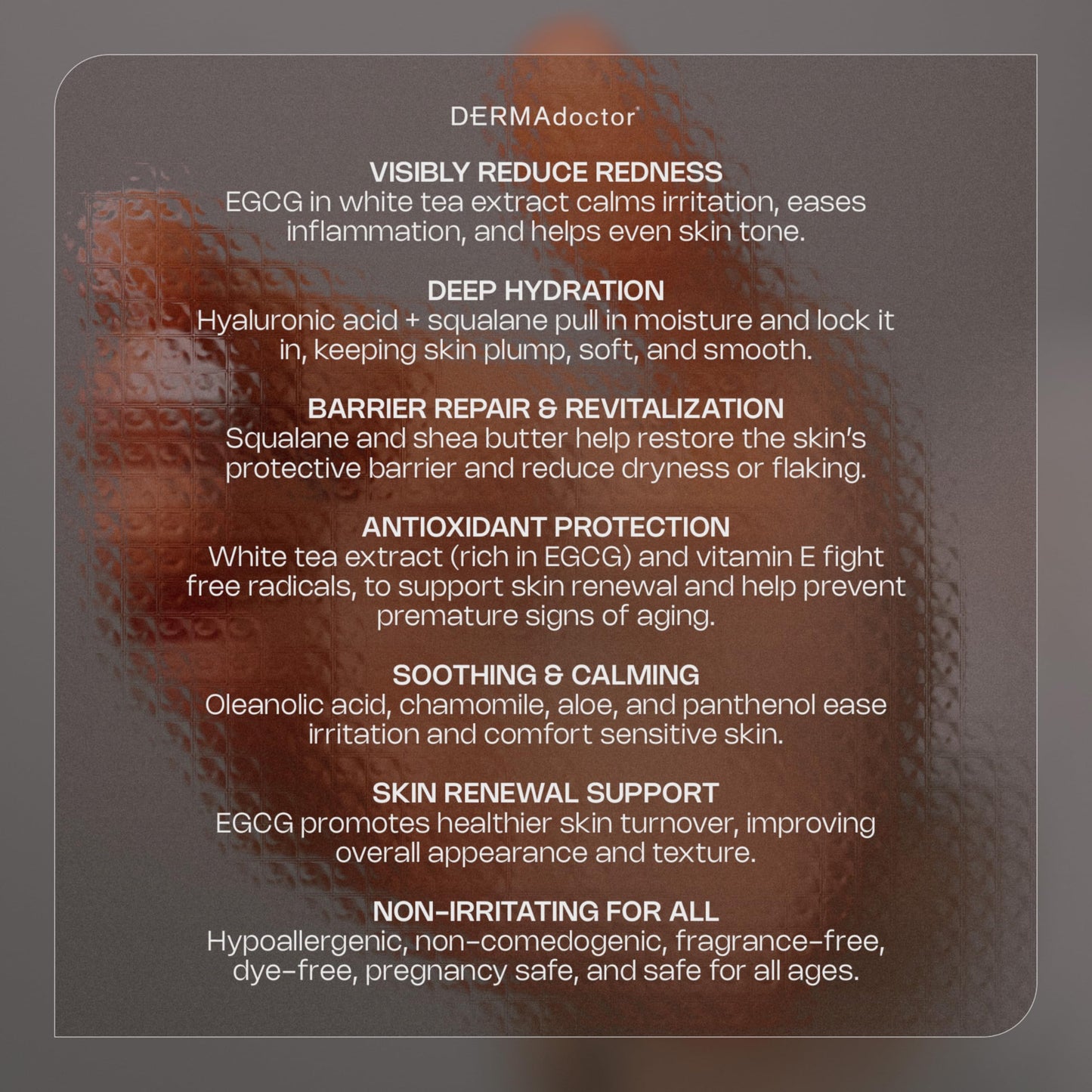 DERMAdoctor Hyaluronic Acid Moisturizer, Hydrating Moisturizer Face Cream Delivering Redness Relief For Face And Soothing Hydration with Squalane