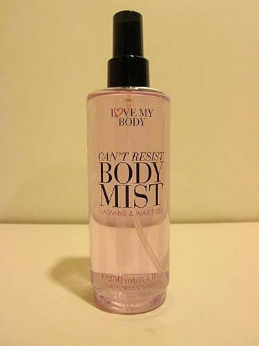 Victoria's Secret Love My Body Can't Resist Body Mist 8.4 Oz Jasmine & Water Lily