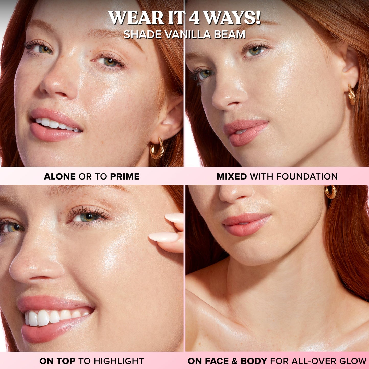 Too Faced Born This Way Super Glow Multi-Use Highlighting Skin Enhancer | Hydrating, Natural, All-Over Glow with Luminous Finish for Lit-From-Within