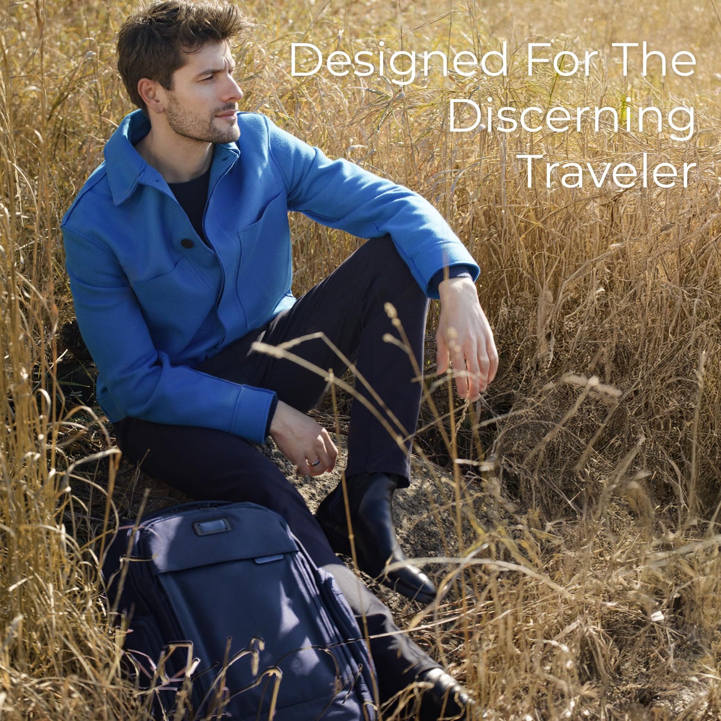 Briggs & Riley Traveler Backpack - Carry On Travel Backpack for Women & Men, Personal Item Travel Bag, Lightweight & Durable, Padded Straps, Fits up to 15" Laptop - Baseline Collection, Navy