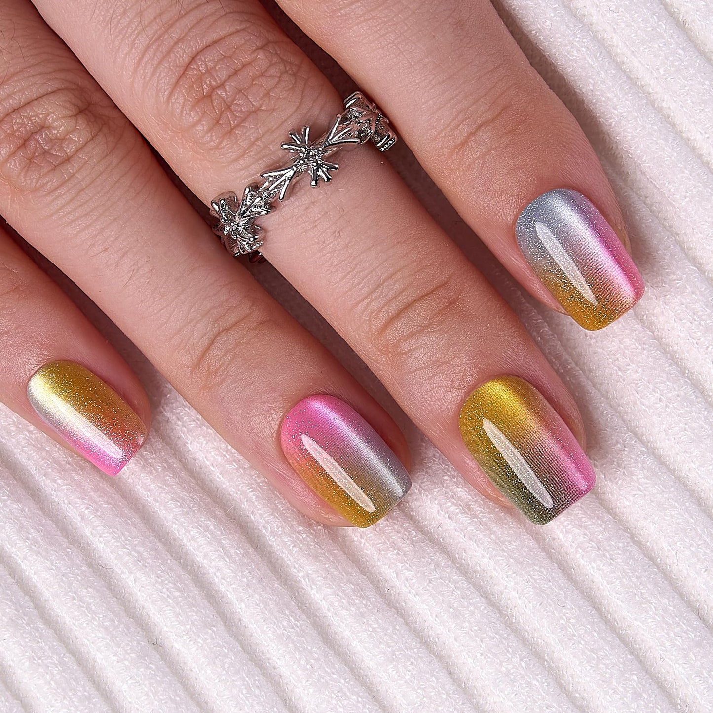 Curvlife 30pcs Press on Nails, Acrylic Fake Nail with Apricot Design, Full Cover False Nails Tips Glossy Nude Glue on Nails Artificial Stick on Nails Beauty and Personal Care CurvLife Default Title