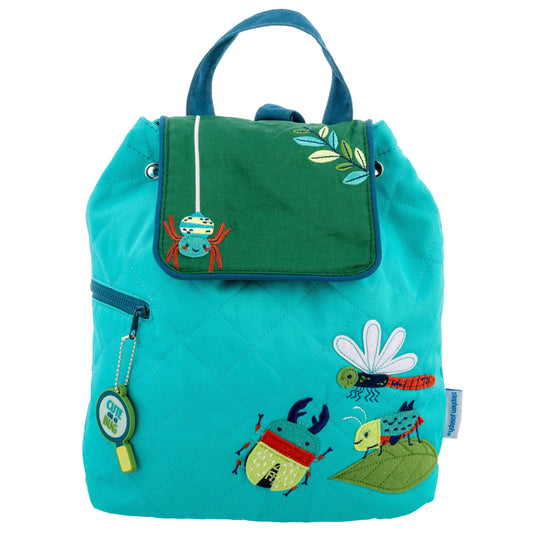 Stephen Joseph Unisex Toddler Back to School, Quilted Backpack, One Size, Bug