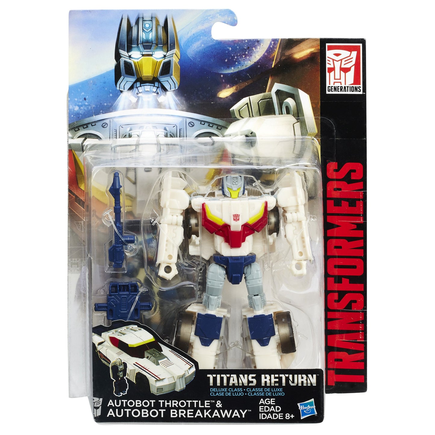Transformers Generations Titans Return Autobot Breakaway and Autobot Throttle