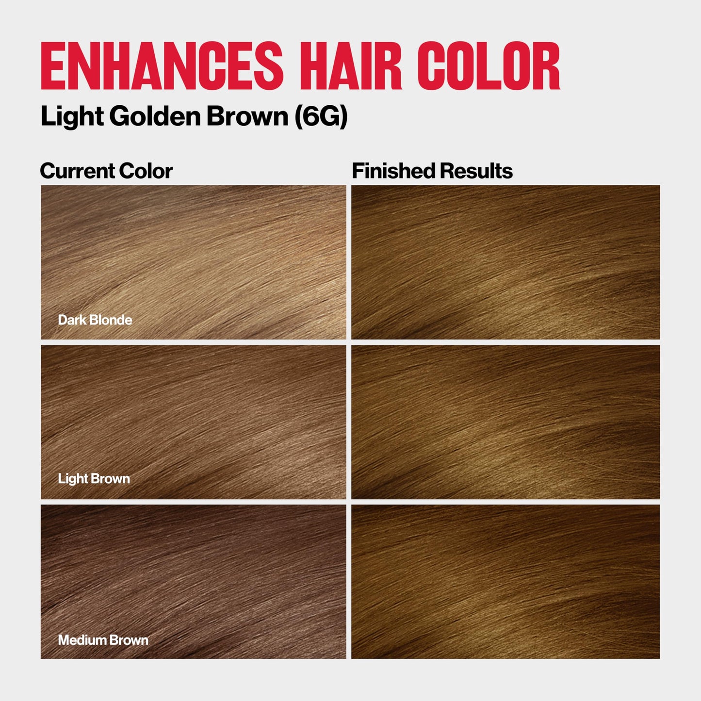 Revlon ColorSilk Tone + Gloss + Care Demi Permanent Hair Color, Dye Kit with Leave-In Scalp and Haircare Serum, 2x Shinier, 4x Stronger, 6G Light