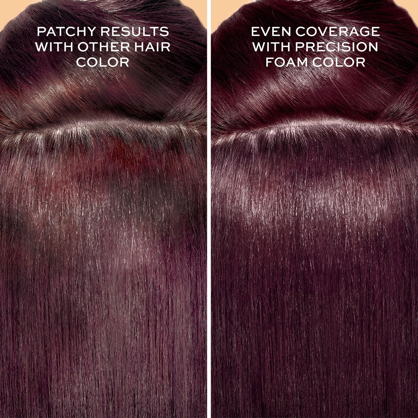 John Frieda Precision Foam Colour, Deep Cherry Brown 3VR, Full-coverage Hair Color Kit, Anti-Fade Gray Coverage, Deep Color Saturation Hair Dye, 1