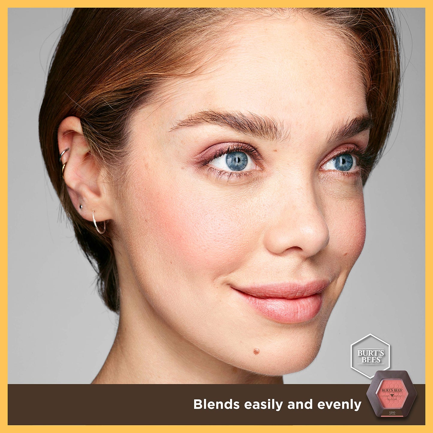 Burt's Bees 100% Natural Blush with Vitamin E, Velvet Wine - 0.19 Ounce