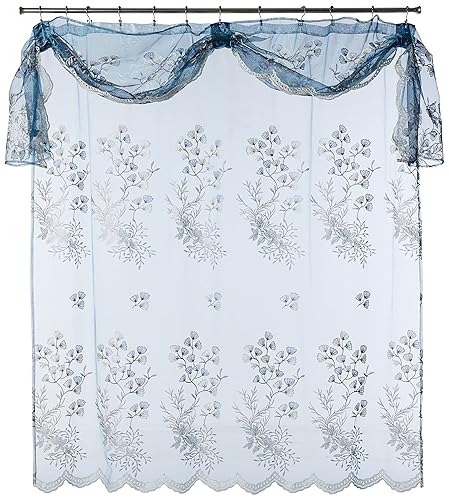 Popular Bath Shower Curtain Capri, Slate Blue