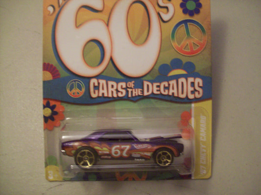 Hot Wheels Cars of the Decades The 60's 1967 Chevy Camaro