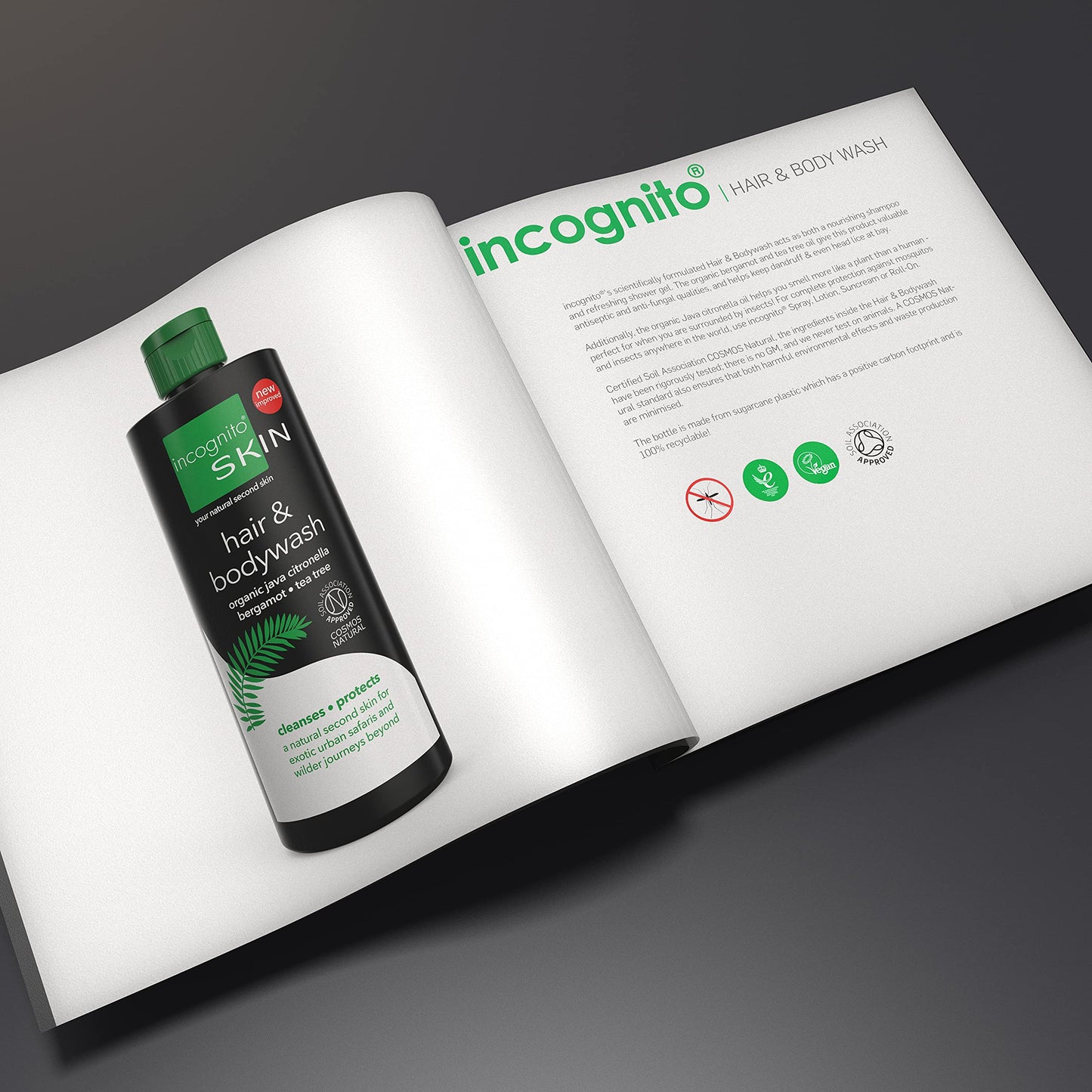 Incognito Hair and Body Wash, 6.7 fl. Oz. (Model: 634766)