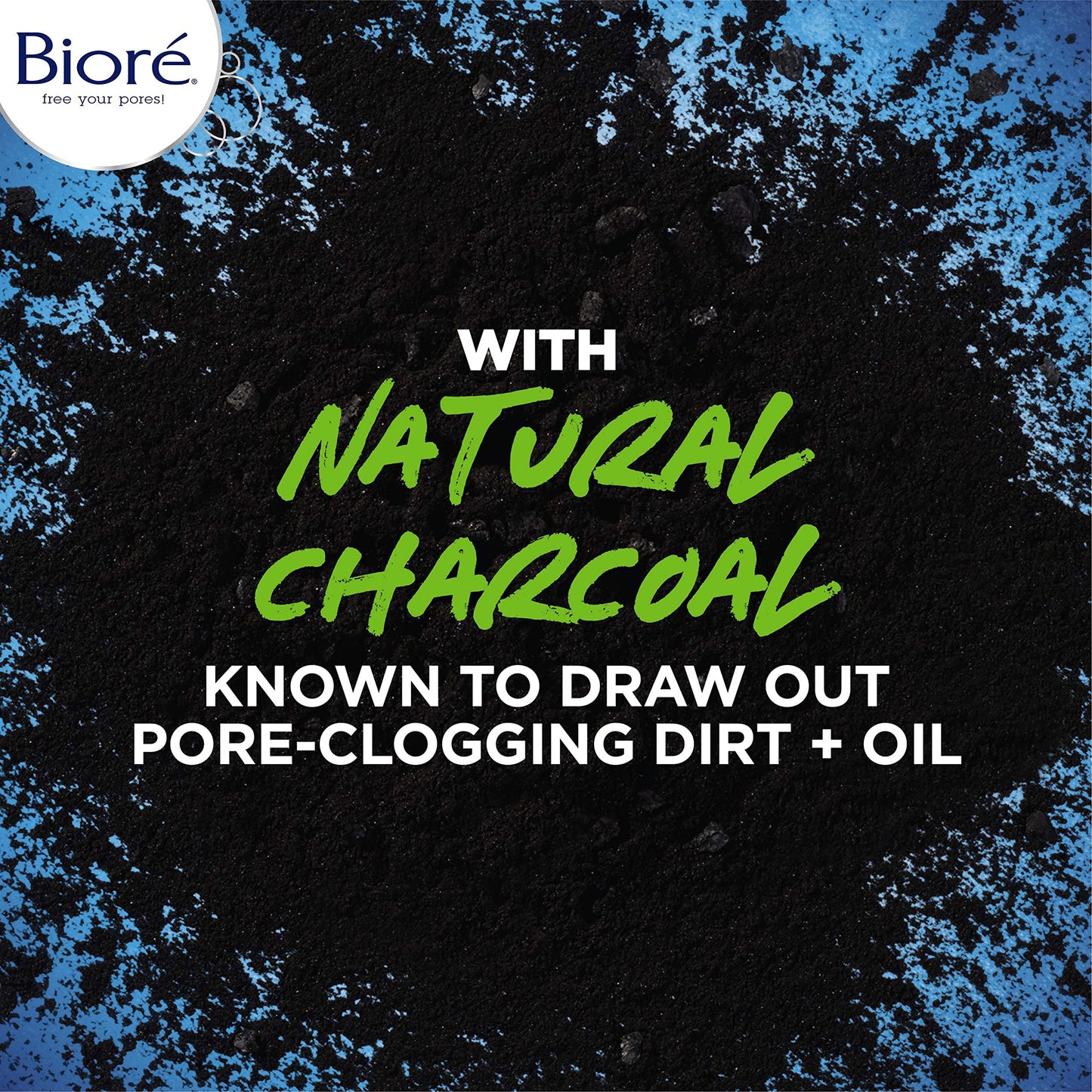 Bioré Deep Pore Charcoal Daily Face Wash, 6.77 Fl oz, with Deep Pore Cleansing for Dirt and Makeup Removal From Oily Skin