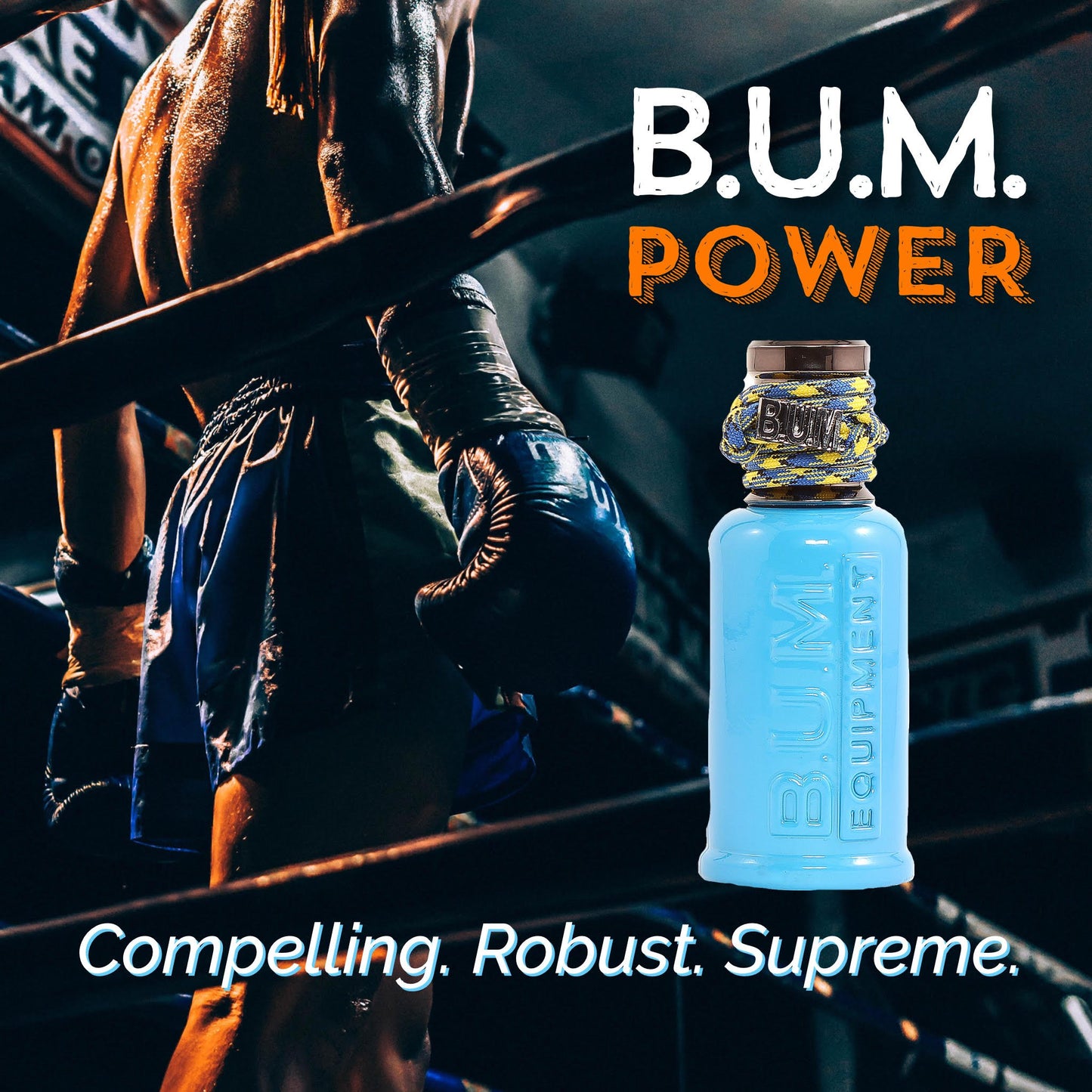 BUM EQUIPMENT Eau de Toilette Spray For Men, Power, 3.4 Fluid Ounce