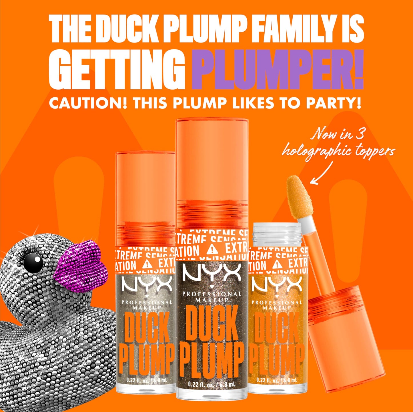 NYX PROFESSIONAL MAKEUP Duck Plump High Pigment Lip Gloss, Lip Plumper Gloss with Spicy Ginger - Flippin Slime Beauty & Personal Care NYX PROFESSIONAL MAKEUP