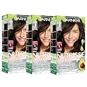 Garnier Nutrisse Ultra Coverage Hair Color, Permanent Hair Dye for Up to 8 Weeks of Stubborn Gray Coverage, Vegan & Cruelty-Free, 400 Deep Dark Brown Beauty & Personal Care Garnier