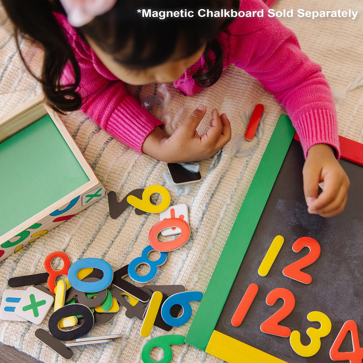 Melissa & Doug Deluxe Magnetic Letters and Numbers Set with 89 Wooden Magnets