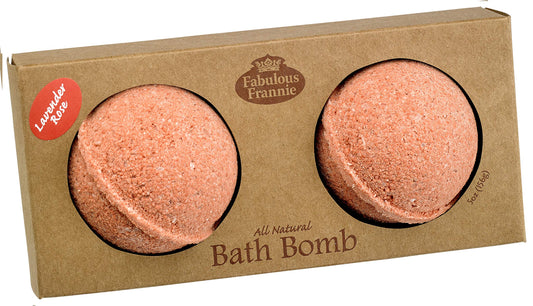 Fabulous Frannie Lavender Rose Natural, Handmade Bath Bomb Set, Pure Essential Oil, Coconut Oil, Witch Hazel, Ultra Plush Spa Fizzies to Moisturize…