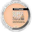 Maybelline Super Stay Up to 24HR Hybrid Powder-Foundation, Medium-to-Full Coverage Makeup, Matte Finish, 130, 1 Count