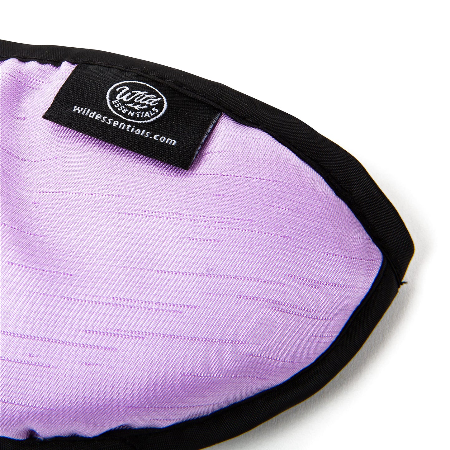 Wild Essentials Infusion Sleep Mask Infused with French Lavender, Includes resealable Pouch to Keep Fresh, Nose Bridge to Block Light Below Eyes
