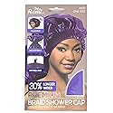 Ms Remi Premium Braid Shower Cap Purple 25 inch long and 18.5 inch wide