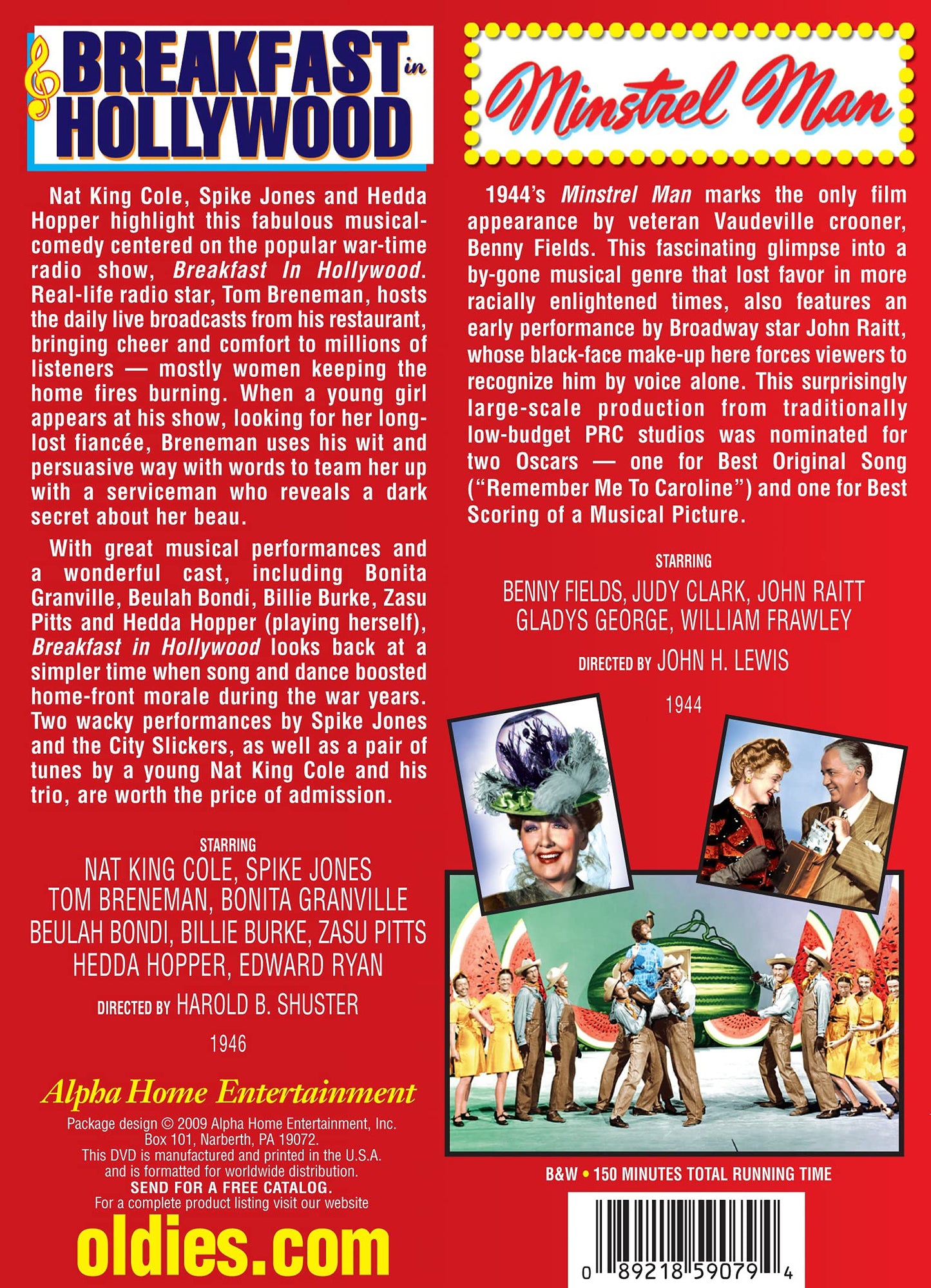 Musical Double Feature: Breakfast in Hollwood / Minstrel Man