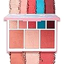 JOAH Beauty Flamingo Garden Cheek and Eyeshadow Palette, Highly Pigmented, Includes 5 Tropical Colored Eye Shadows, 2 Natural Blush Shades & 1 Pink…