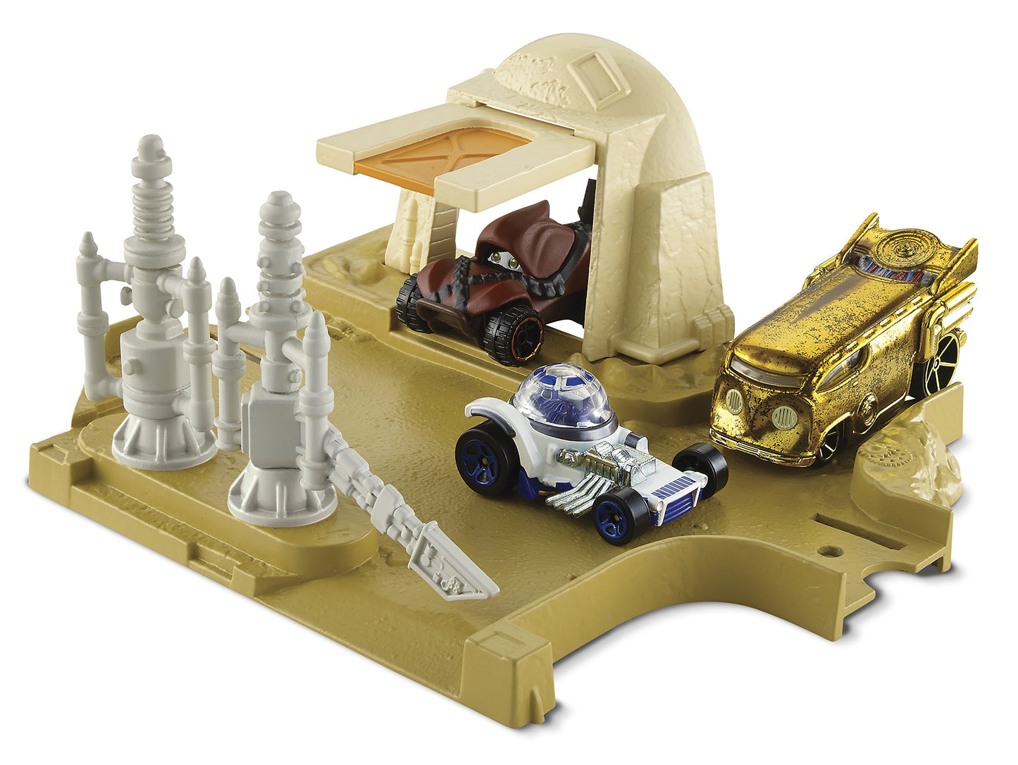 Hot Wheels Star Wars EP8 Character Car LP Playset