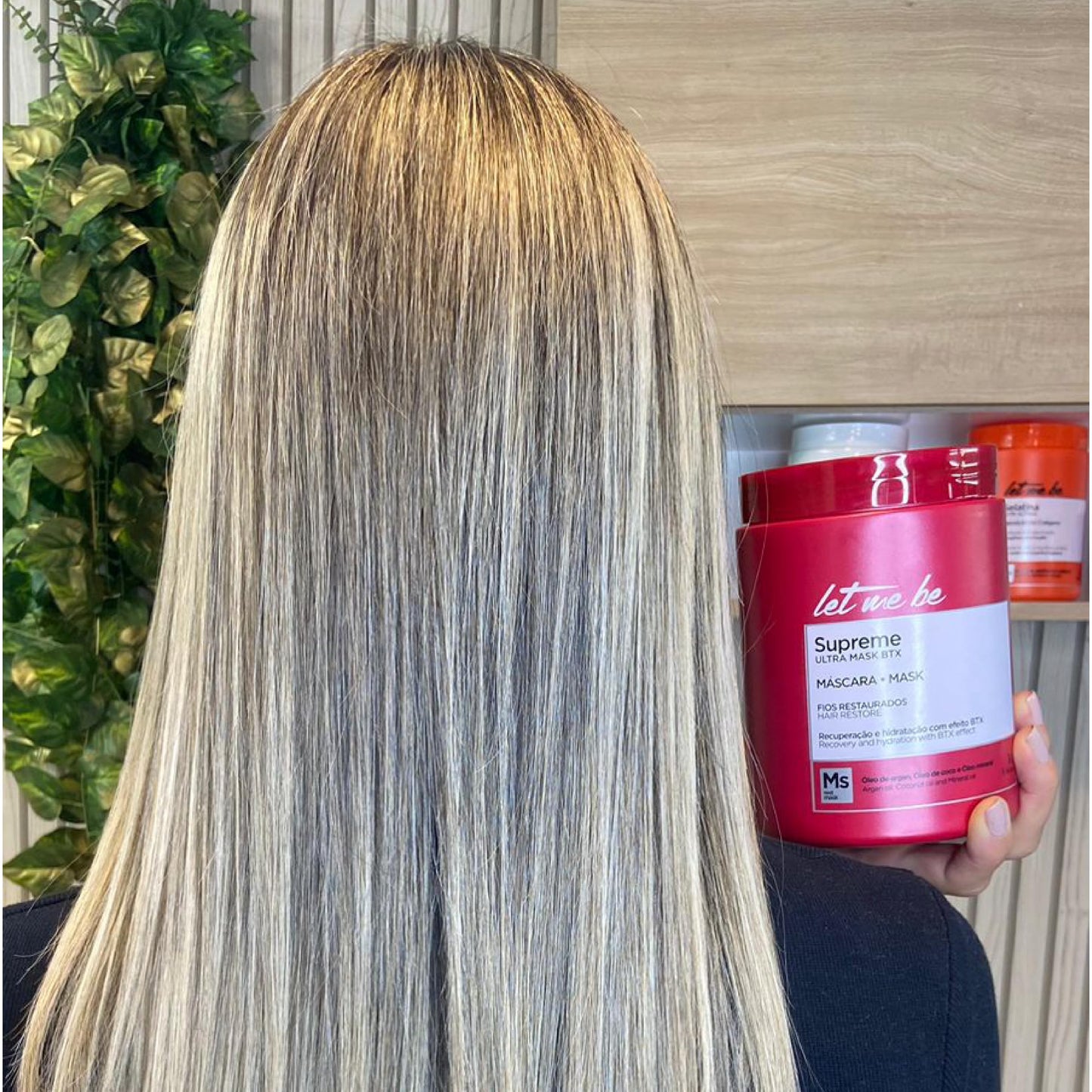 Let Me Be Supreme Hair Care Bundle - Supreme Shampoo 500ml (16.9 fl oz) & Supreme Botox Hair Treatment 1kg (35.2 oz) - Nourishing & Smoothing Care Set