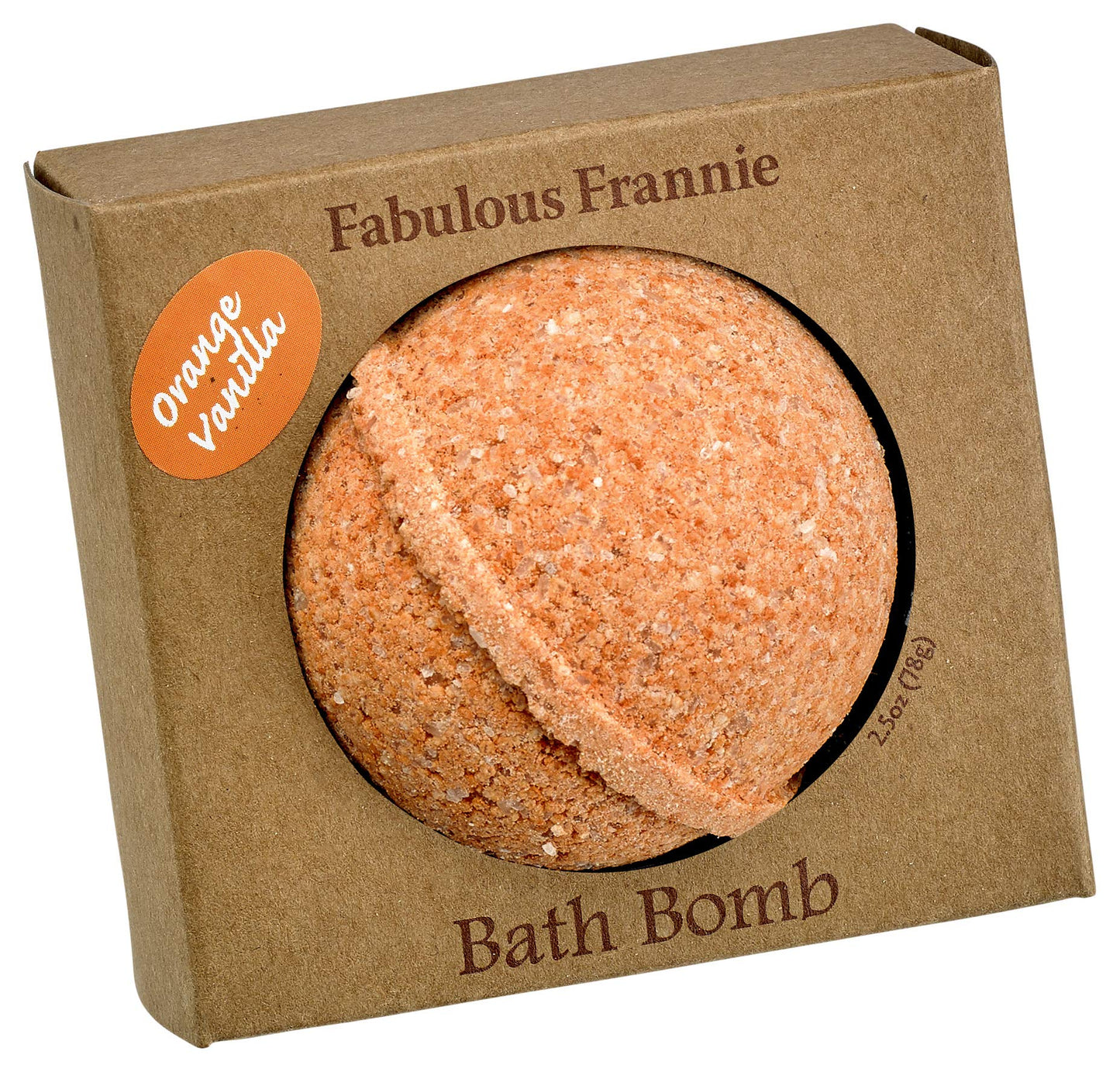 Fabulous Frannie Orange Vanilla Natural, Handmade Bath Bomb Set, Rich in Essential Oil, Mineral Salt, Coconut Oil, Witch Hazel, Fizzies to Moisturize…