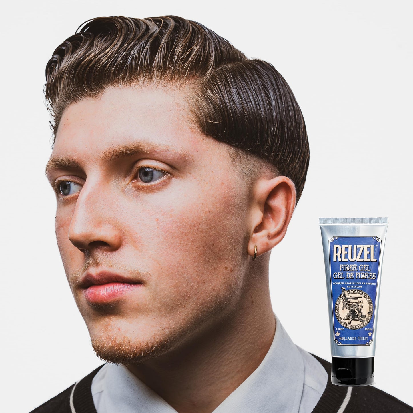 Reuzel Fiber Gel, Flake Free Formula, 3.38 oz