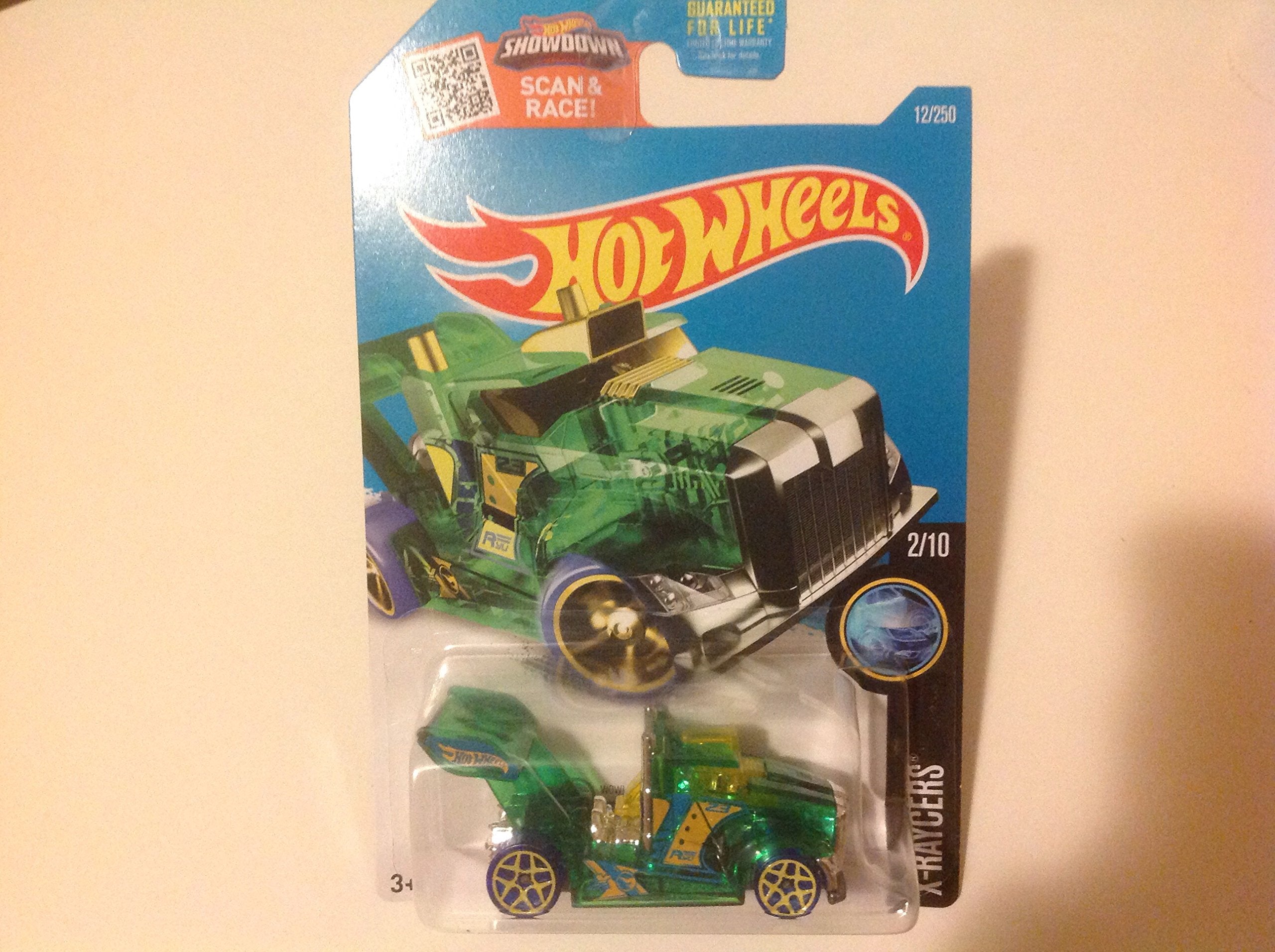 Hot Wheels 2016 X-Raycers Rig Storm 12/250, Green (Treasure Hunt ...