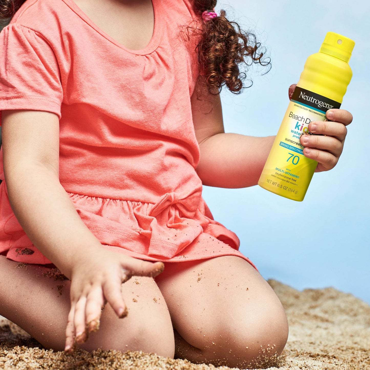 Neutrogena Beach Defense Kids Sunscreen Spray SPF 70, Water-Resistant Spray Sunscreen, Broad Spectrum Protection, Oxybenzone-Free & Fast-Drying, Beach Beauty and Personal Care Neutrogena
