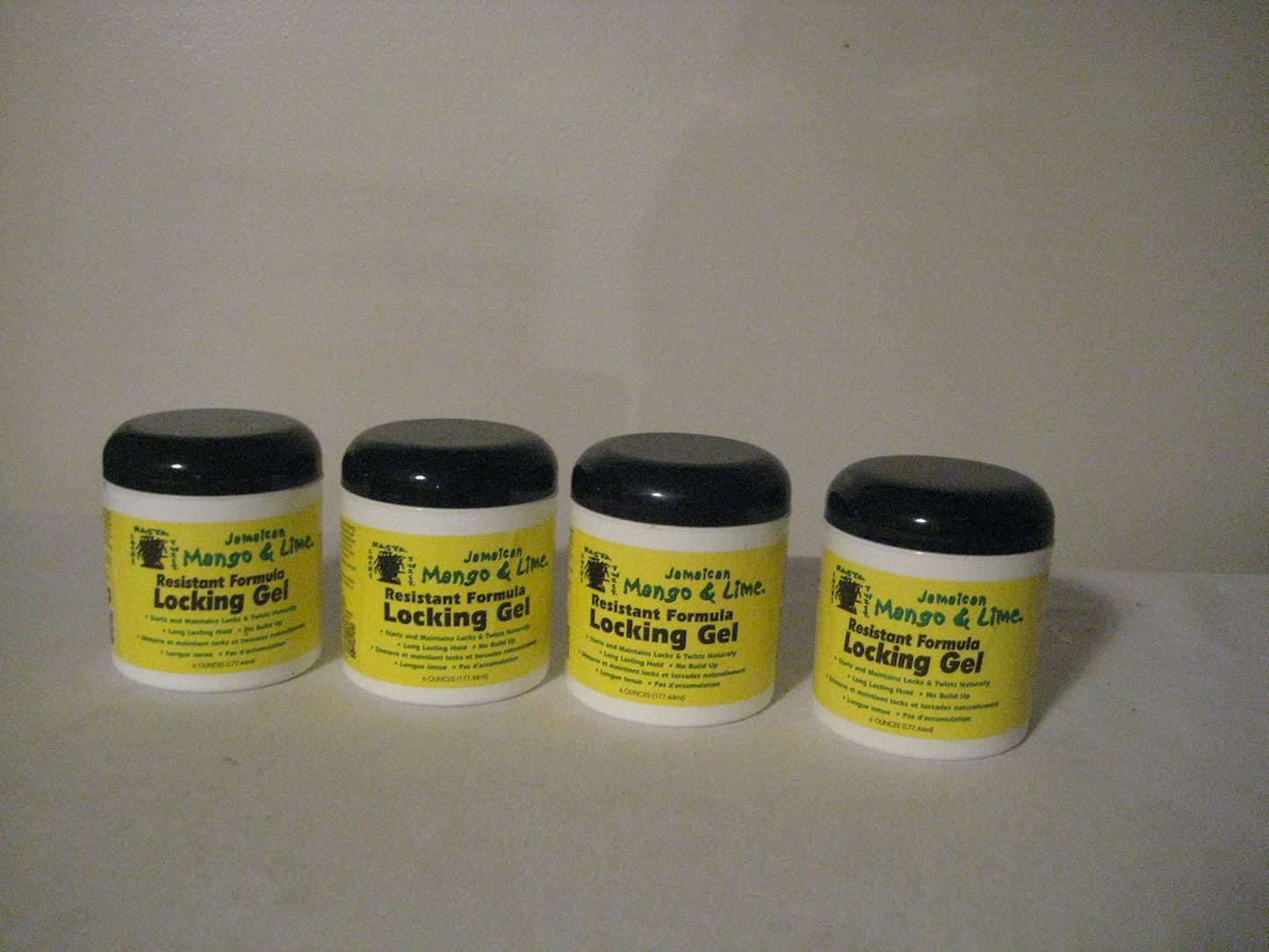 Jamaican Mango & Lime Resistant Formula Locking Gel 6 oz (Pack of 4)