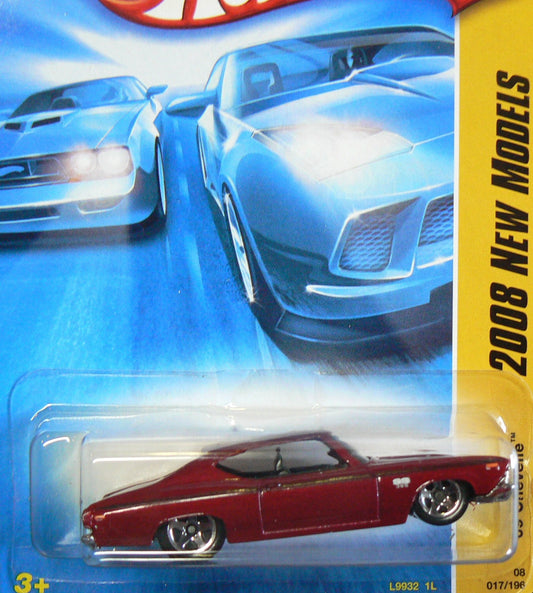 Hot Wheels 2008 017 17 New Models Red '69 Chevelle 1:64 Scale