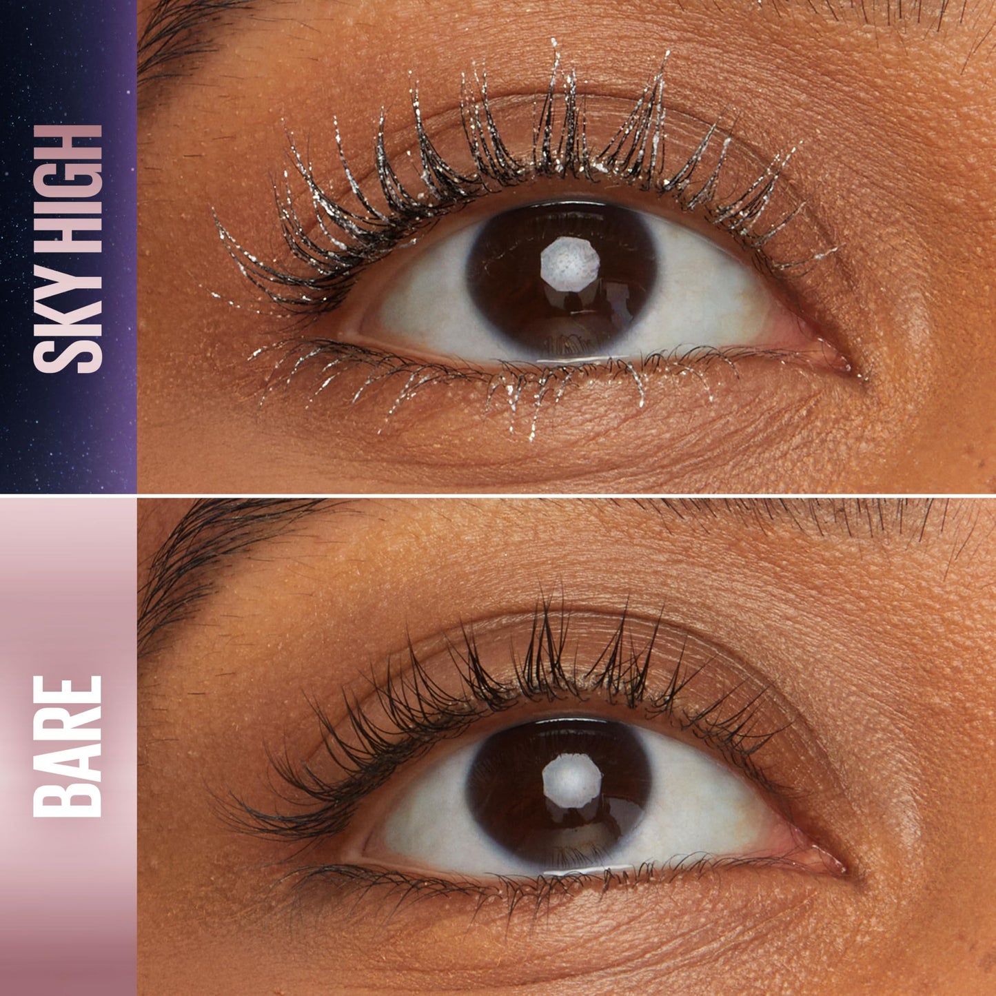 Maybelline Lash Sensational Holiday Makeup Kit, Includes Full-Size Sky High Mascara and Lash Sensational Glitter Mascara, 1 Makeup Gift Set