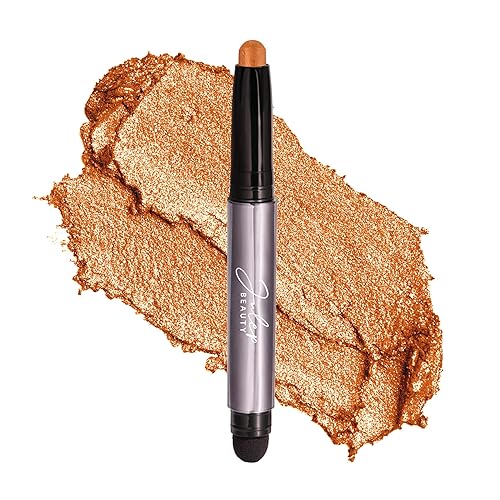 Julep Eyeshadow 101 Cream-to-Powder Waterproof Shadow Stick - Marmalade Shimmer - Long-Lasting, Crease-Proof, Orange Apricot Shimmer Cream Eyeshadow