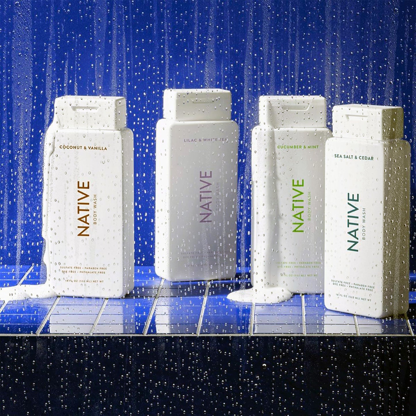 Native Body Wash Contains Naturally Derived Ingredients | For Women & Men, Sulfate, Paraben, & Dye Free Leaving Skin Soft and Hydrating | Sea Salt Beauty & Personal Care Native