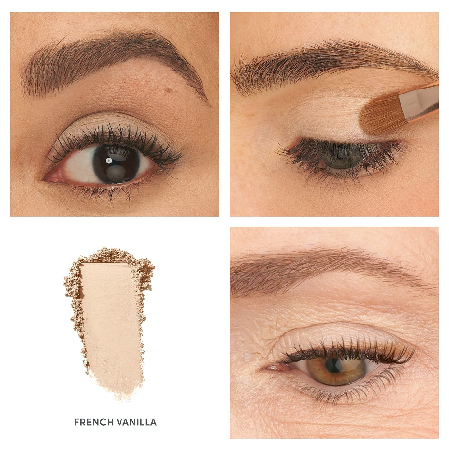 jane iredale PurePressed Eye Shadow, French Vanilla, 0.04 oz.