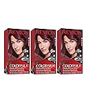 Revlon Permanent Hair Color, Permanent Hair Dye, Colorsilk with 100% Gray Coverage, Ammonia-Free, Keratin and Amino Acids, 34 Deep Burgandy, 4.4 Oz