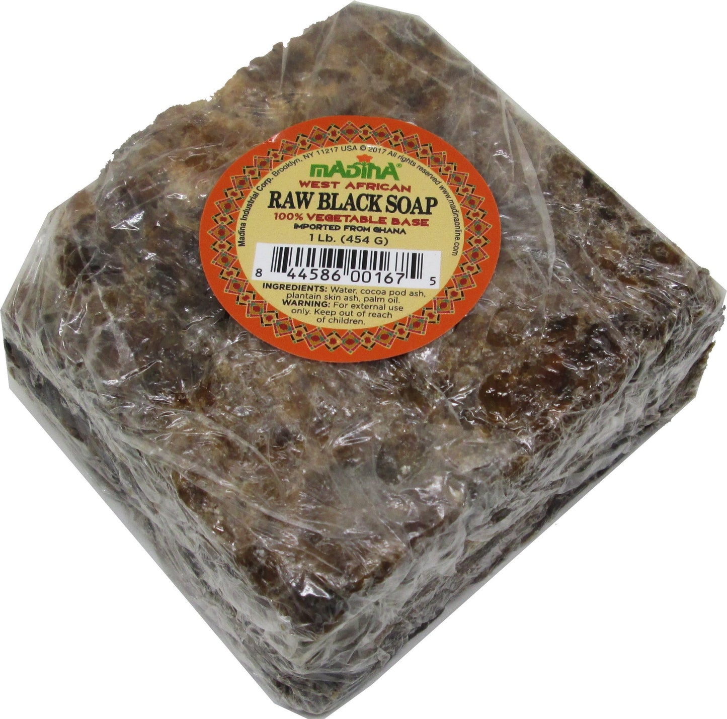African Black Soap - Raw Best for Acne Treatment, Eczema, Dry Skin, Psoriasis, Scar Removal, Dandruff, Pimples Mark Removal, Anti-fungal Face & Body Beauty & Personal Care Madina